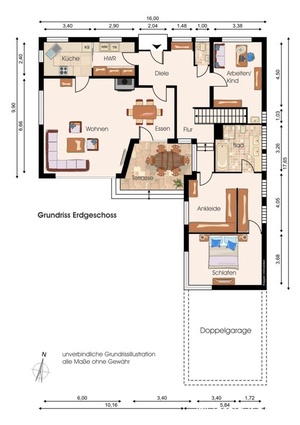 Neuwertiges, exklusives 1-Fam.-Haus in Kernen-Stetten mit ca. 230 m² Wohn/-Nutzfläche 673437