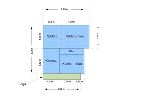 Helle und gut aufgeteilte EG-Wohnung in Duisburg zu vermieten. Provisionsfrei! 272636